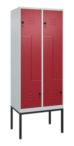 C+P Armoire vestiaire Z Classic Plus, largeur de compartiment 200/400 mm