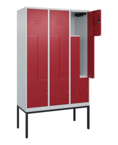 C+P Armoire vestiaire Z Classic Plus, largeur de compartiment 200/400 mm