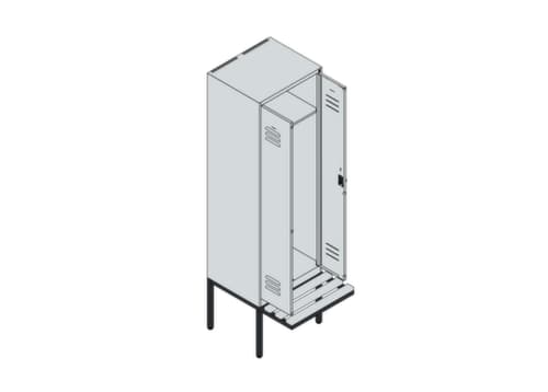 Armoire vestiaire EPI avec banc