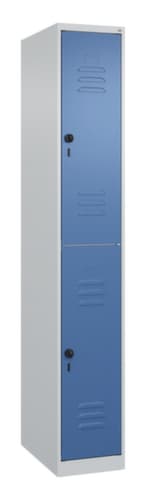 C+P Armoire vestiaire à deux niveaux Classic Plus, largeur de compartiment 300 mm