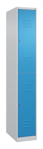 C+P Armoire vestiaire à deux niveaux Classic Plus, largeur de compartiment 300 mm