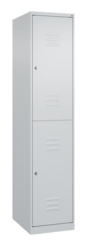 C+P Armoire vestiaire à deux niveaux Classic Plus, largeur de compartiment 400 mm