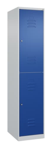C+P Armoire vestiaire à deux niveaux Classic Plus, largeur de compartiment 400 mm