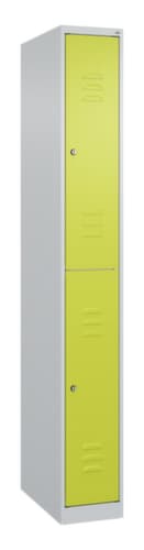 C+P Armoire vestiaire à deux niveaux Classic Plus, largeur de compartiment 250 mm