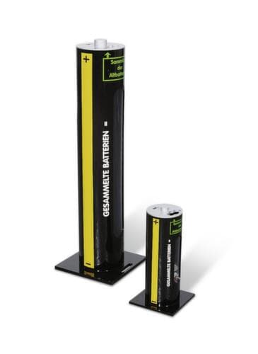 Collecteur de piles usagées, capacité 6 l