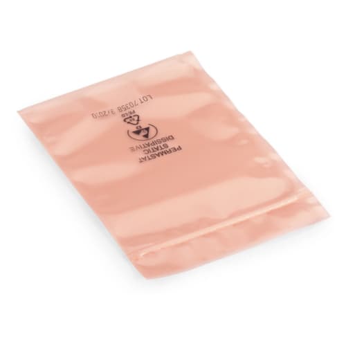 Sachet à fermeture à pression antistatique
