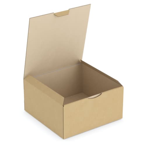 Caisse en carton ondulé 1 cannelure, 1 onde, 200 x 200 x 100 mm