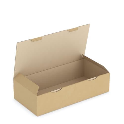 Caisse en carton ondulé 1 cannelure, 1 onde, 400 x 200 x 100 mm