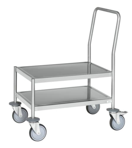 Kongamek Chariot avec barre de poussée en acier inoxydable
