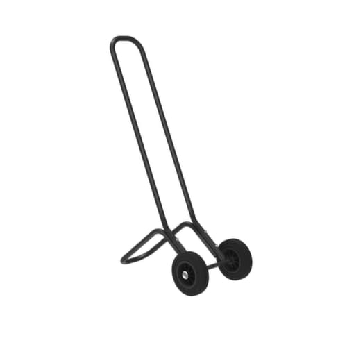 Kongamek Diable porte-chaises avec châssis porteur réglable, force 75 kg, caoutchouc plein bandage