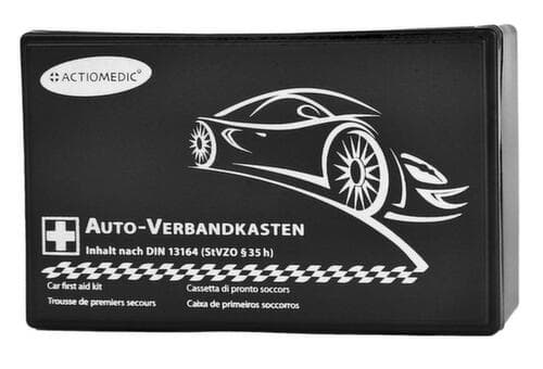 actiomedic Mallette de secours automobile, calage selon DIN 13164 et §35 h StVZO