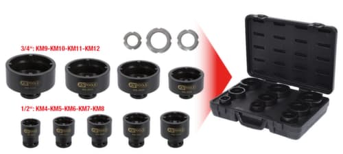 KS Tools Jeu de clés à écrous fendus