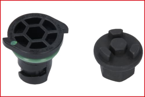 KS Tools 3/8" oil service special profile set for plastic oil drain plugs