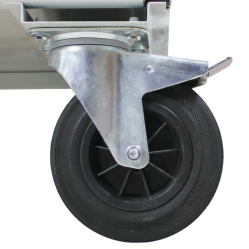 Établi mobile, 6 tiroirs, RAL7035 gris clair/RAL7016 gris anthracite