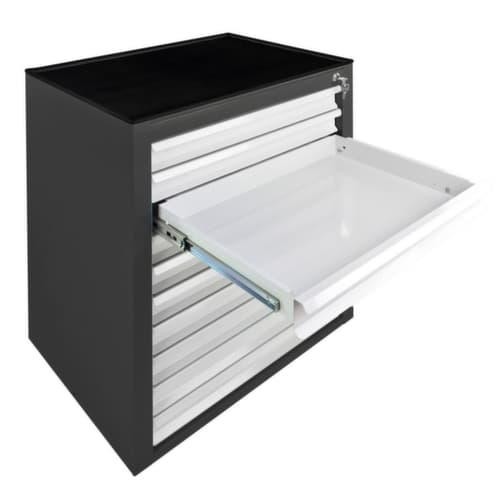 Armoire à tiroirs MAMMUT, 10 tiroir(s), RAL7016 gris anthracite/RAL7035 gris clair