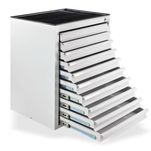 Armoire à tiroirs MAMMUT, 10 tiroir(s), RAL7035 gris clair/RAL7035 gris clair