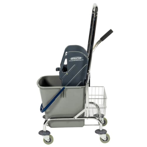 Kit chariot de lavage universel, 1x27 l seau en bleu