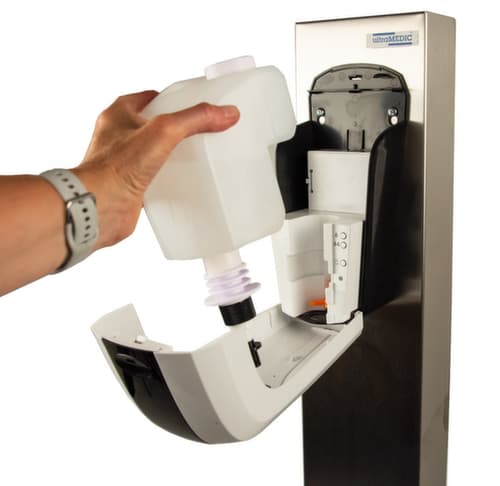 ultraMEDIC Distributeur de désinfectant ultraTOWER II, avec capteur