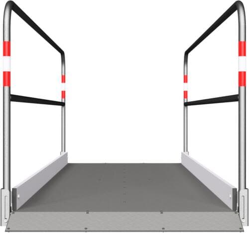 Schake Passerelle piétons avec plateforme en aluminium, longueur x largeur 3200 x 1000 mm