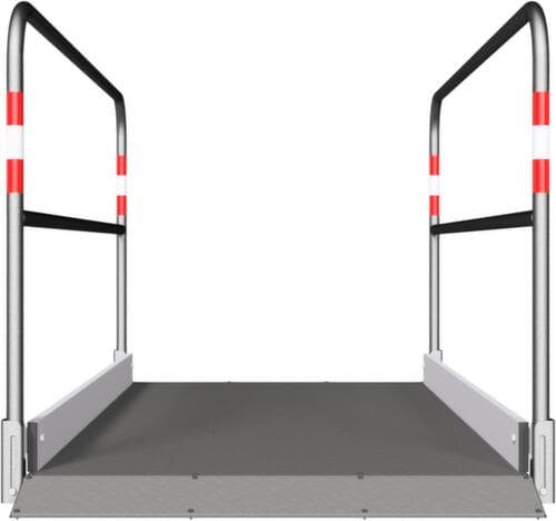 Schake Passerelle piétons avec plateforme en aluminium, longueur x largeur 2200 x 1000 mm