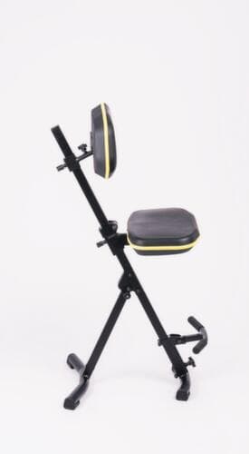 meychair Siège assis-debout rabattable PRO+ avec dossier, hauteur d’assise 540 - 865 mm