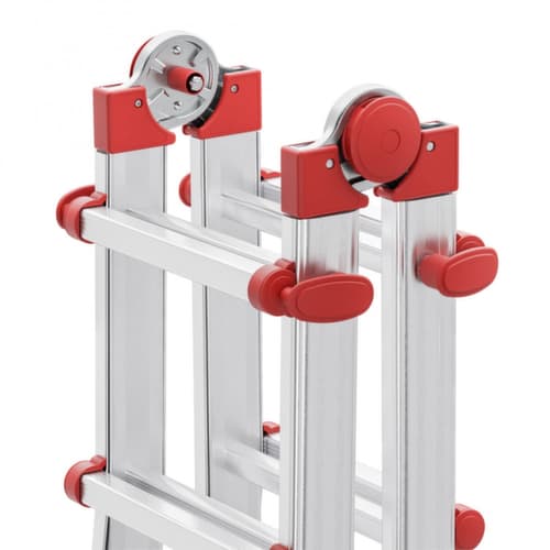 Hailo Combiné échelle-escabeau polyvalent M80, 4 x 5 échelons profilés