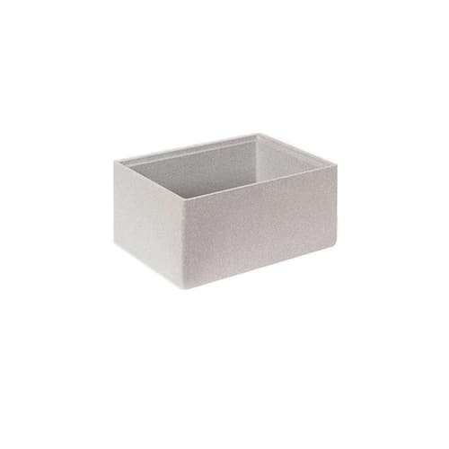 Bac gerbable norme Europe avec boîte isotherme, bleu, capacité 22,5 l, couvercle indépendant pour boîte isotherme