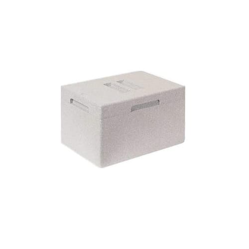 Bac gerbable norme Europe avec boîte isotherme, bleu, capacité 22,5 l, couvercle indépendant pour boîte isotherme