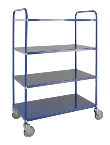 Kongamek Chariot à étagères, force 250 kg, 4 plateaux