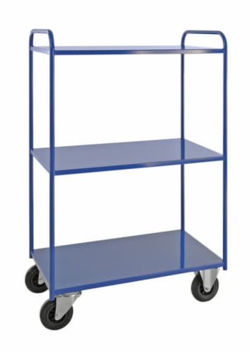 Kongamek Chariot à étagères 940x540 mm, force 400 kg, 3 plateaux