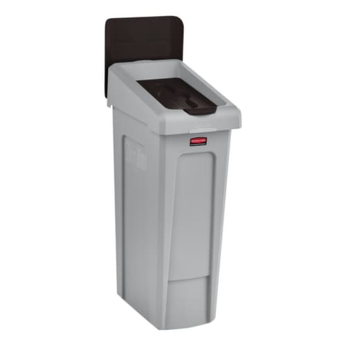 Rubbermaid Couverture Slim Jim® pour station de recyclage, marron