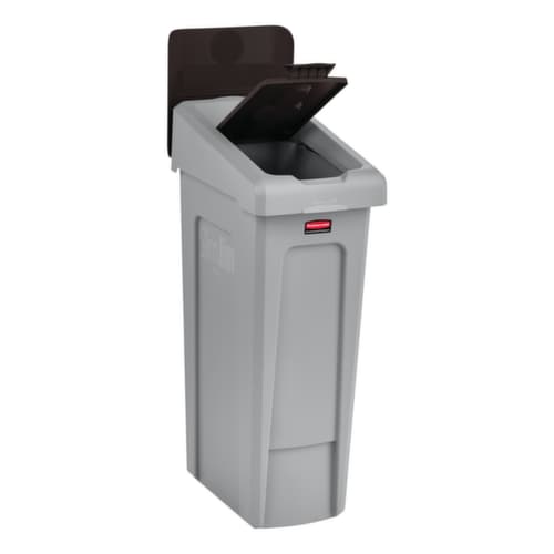 Rubbermaid Couverture Slim Jim® pour station de recyclage, marron