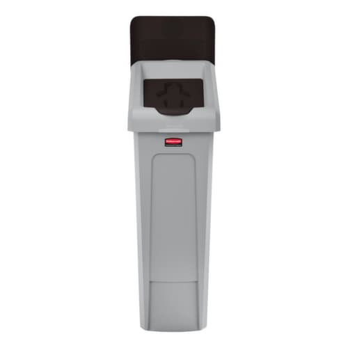 Rubbermaid Couverture Slim Jim® pour station de recyclage, marron