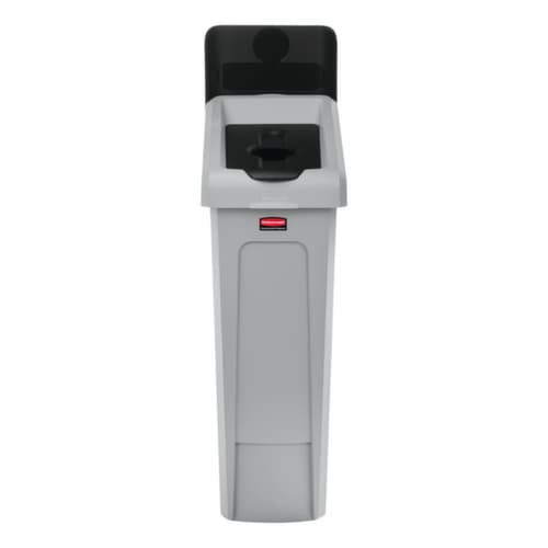 Rubbermaid Couverture Slim Jim® pour station de recyclage, noir