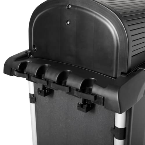 Rubbermaid Camion de nettoyage verrouillable Hygen avec sac poubelle