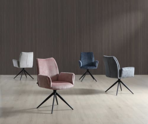 Bisley Siège visiteur Easy Meet G 749 avec accoudoirs, assise tissu (100 % polyester), slate