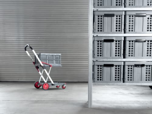 Mobile pliable CLAX, y compris boîte pliante, force 60 kg, 2 plateaux