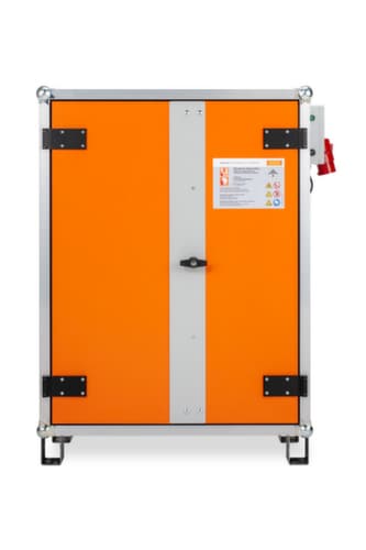 armoire de recharge de batteries lithium-ion antidéflagrante PREMIUM 8/10 à manutentionner, hauteur x largeur x profondeur 1110 x 800 x 660 mm