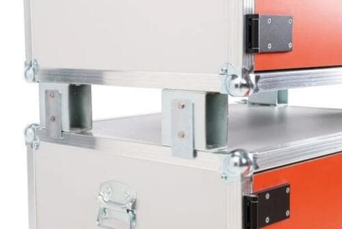 Cemo armoire de stockage de batteries lithium-ion antidéflagrante lockEX 8/5 à manutentionner, hauteur x largeur x profondeur 520 x 800 x 660 mm