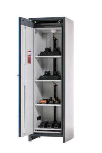 Asecos Armoire de stockage lithium-ion ION-LINE type 90, hauteur x largeur x profondeur 1953 x 599 x 615 mm