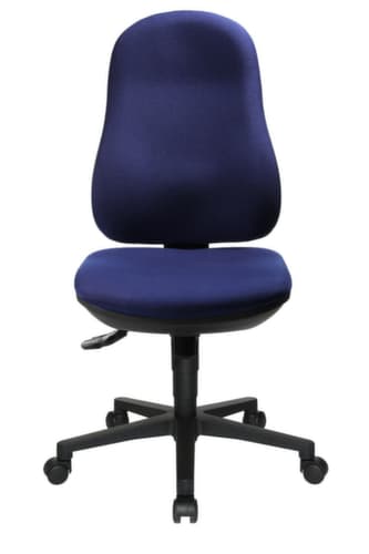 Topstar Siège de bureau pivotant Support SY avec assise ergonomique, bleu