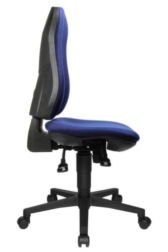Topstar Siège de bureau pivotant Support SY avec assise ergonomique, bleu