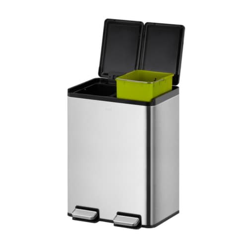 Poubelle à pédale EKO, 2 x 20 l