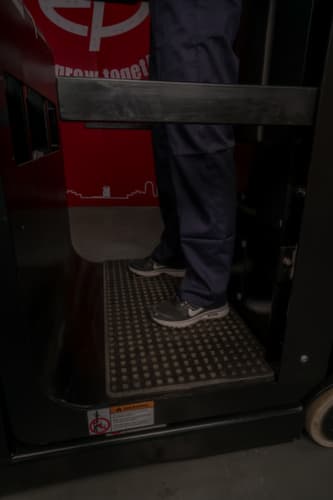 EP chariot préparateur JX1, 500 kg force, polyuréthane/polyuréthane