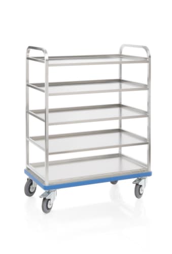 Gmöhling Chariot à étagères en aluminium G®-ORG