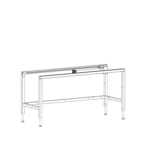 ERGO-line table d'emballage BASIC élément de départ, largeur x profondeur 1600 x 900 mm