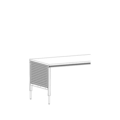ERGO-line plaque perforée BASIC pour table d'emballage
