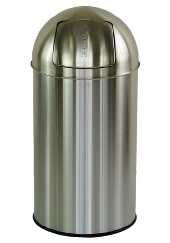UDOBÄR Poubelle en acier inoxydable, 50 l, argent