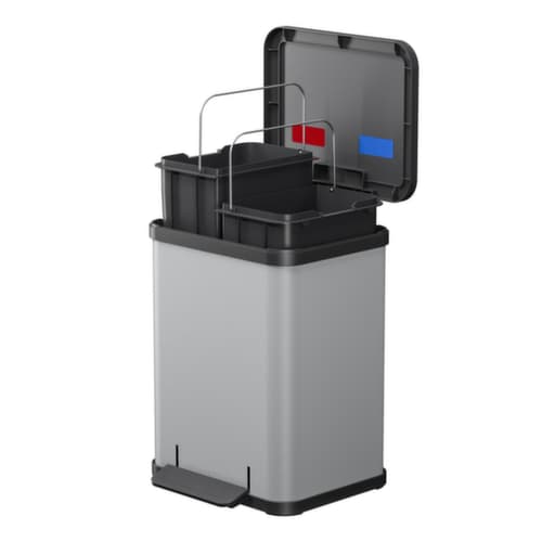 Hailo Poubelle à pédale Öko duo Plus M, 2 x 9 l