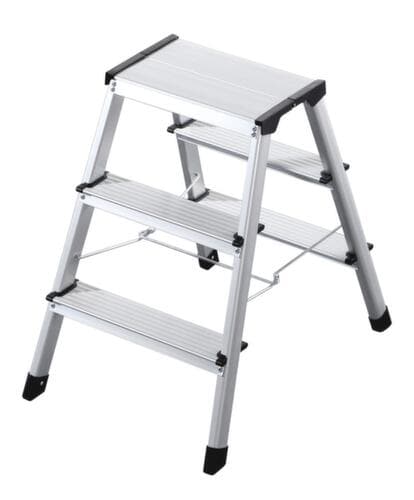 UDOBÄR Marchepied pliant en aluminium, hauteur d’estrade 600 mm